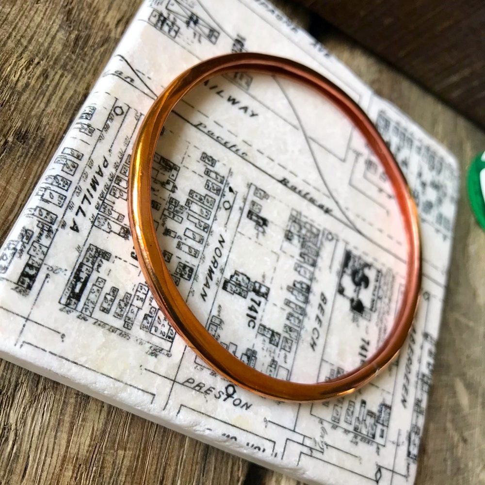 Artisan-Made Copper Bangle